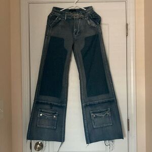 Forever 21 Blue Acid-Wash Jeans